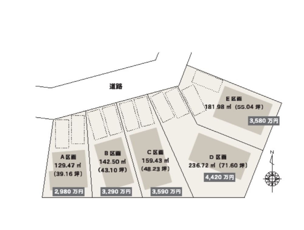 長久手市武蔵塚　全5区画　D区画 画像6