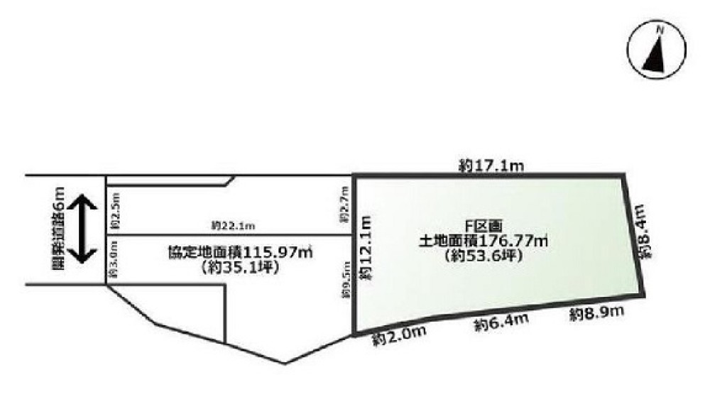 名古屋市天白区天白町　全11区画　F区画 画像1