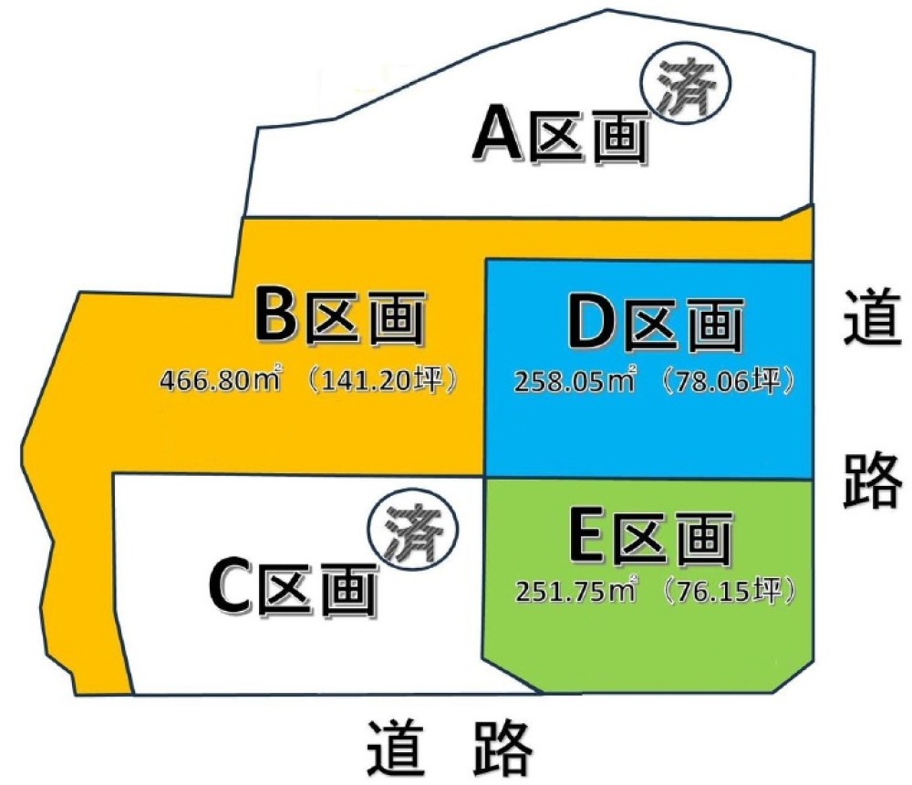 常滑市坂井中山　全5区画　B区画 画像7