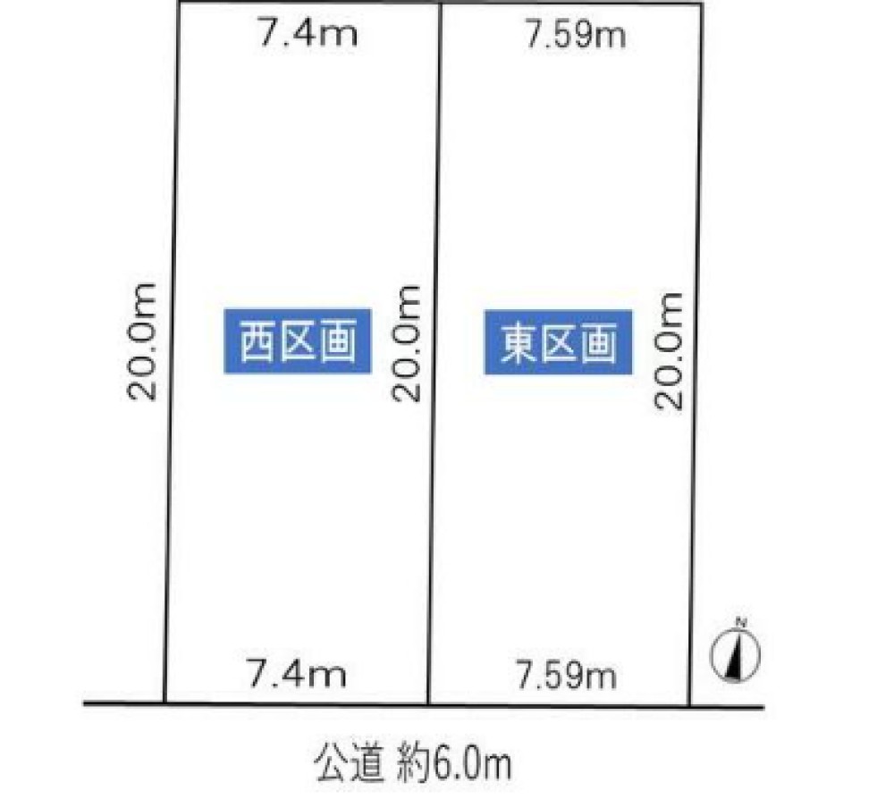 一宮市宮地二丁目　全2区画　東区画 画像4