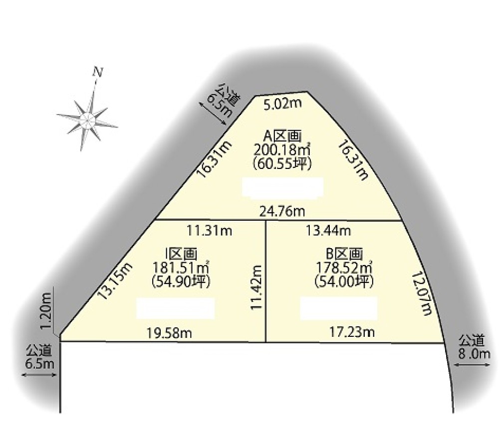 名古屋市緑区神の倉　3期　全3区画　B区画 画像1