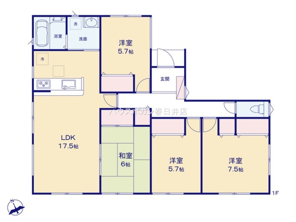 春日井市神屋町御手洗第3　全1棟　1号棟 画像5