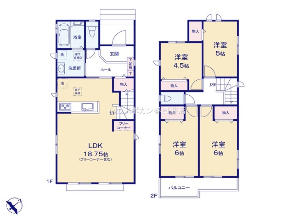 春日井市岩成台4期　全2棟　1号棟 画像5