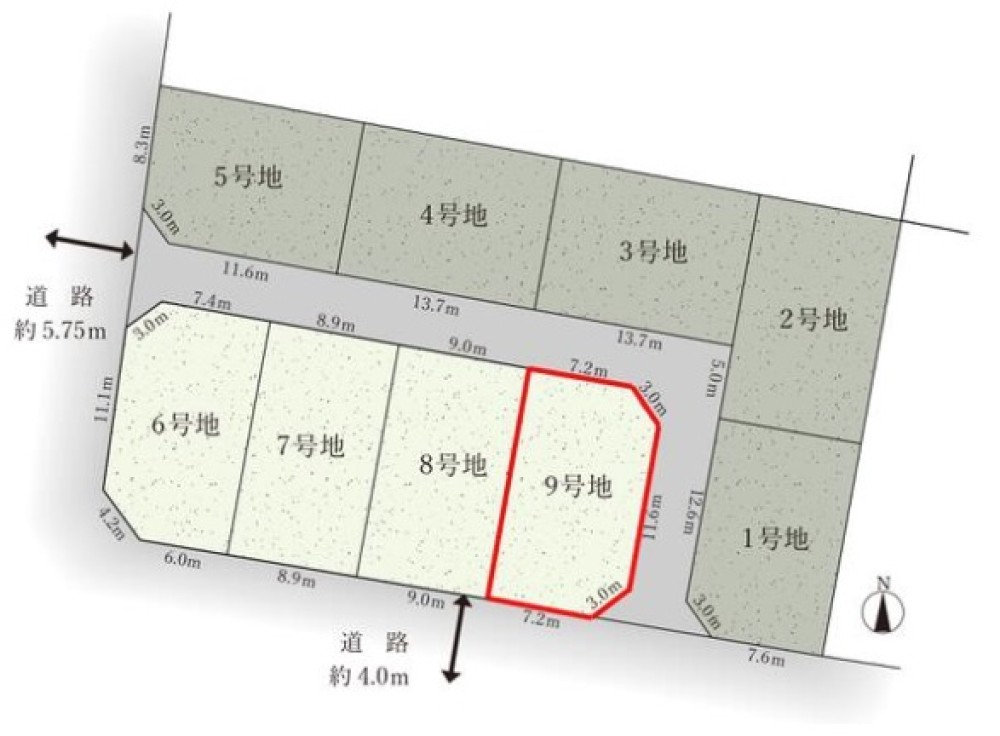 稲沢市天池五反田町　1期　全4区画　9号地 画像1