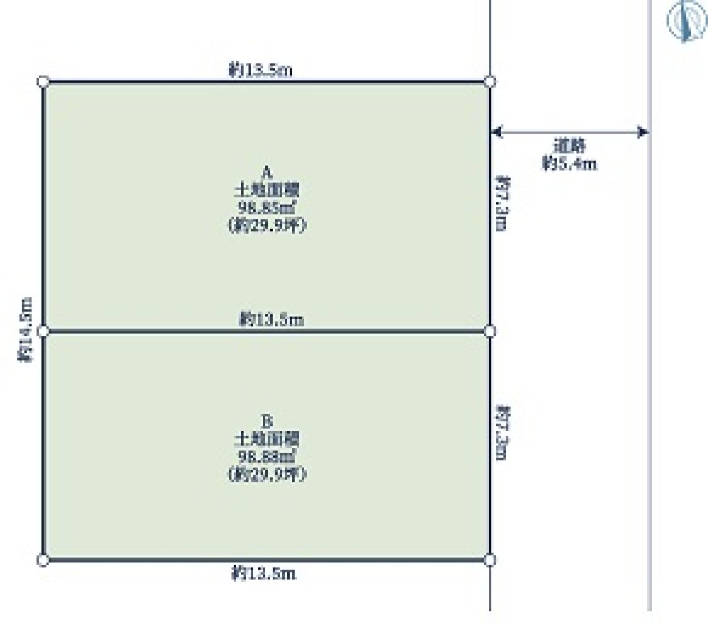 名古屋市南区元桜田町　全2区画　A区画 画像1