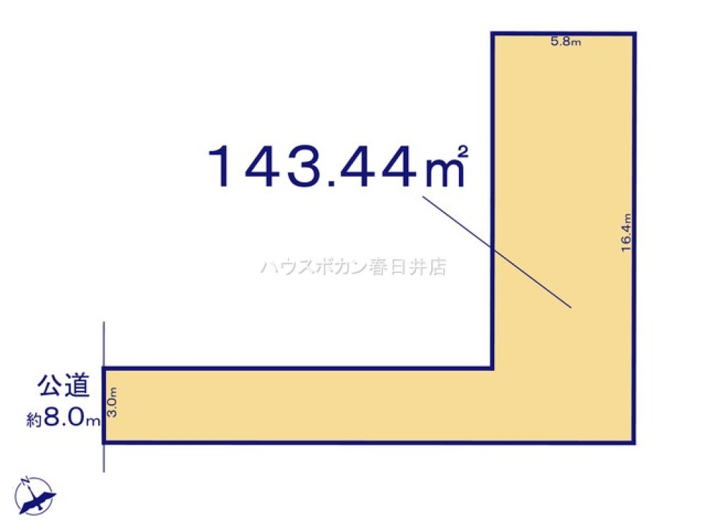 小牧市新町一丁目　1期　全3区画　3号地 画像4