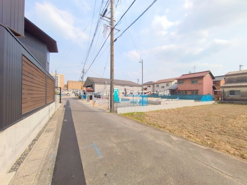 前面道路です！