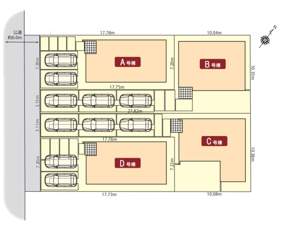 岡崎市中島町　全4棟　A号棟 画像1