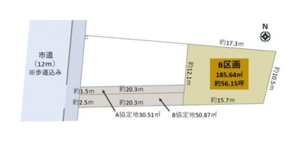 江南市木賀東町新塚　全2区画　B区画 画像4