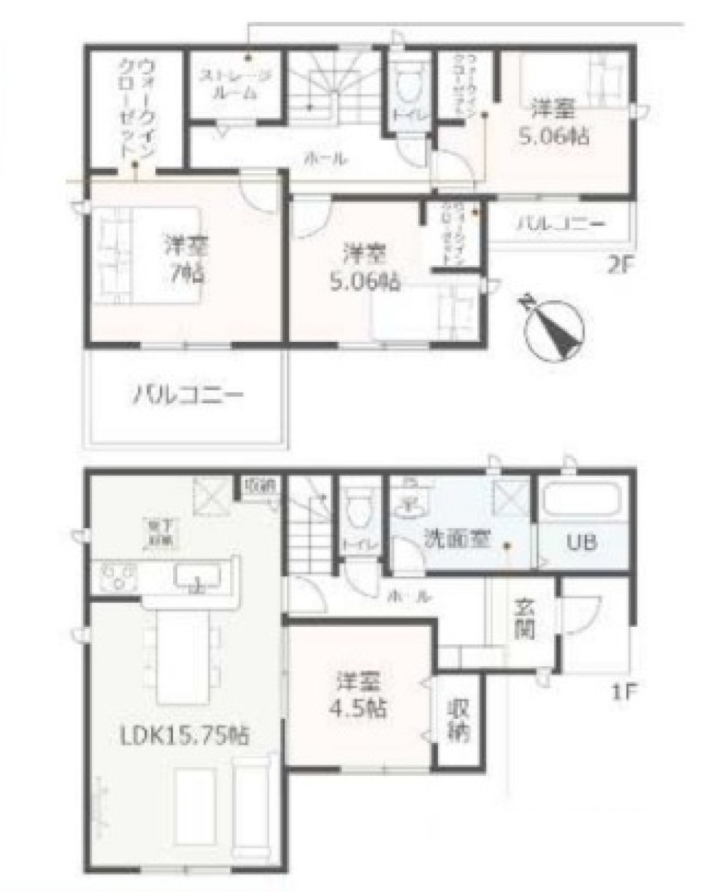 一宮市木曽川町　第9　全5棟　5号棟 画像2